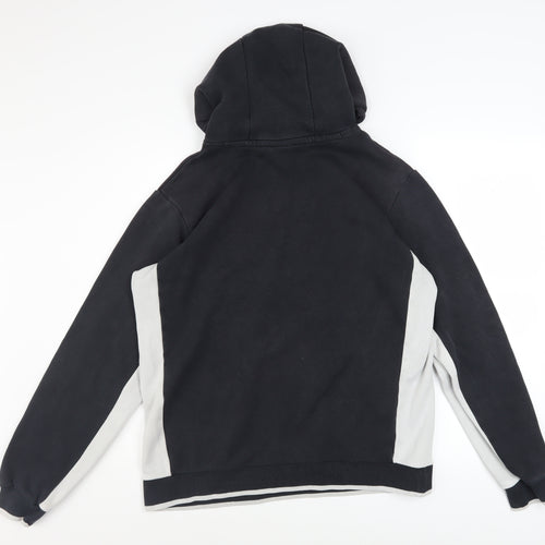 Nike Men Black Pullover Hoodie M Sportswear Fleece Regular Fit