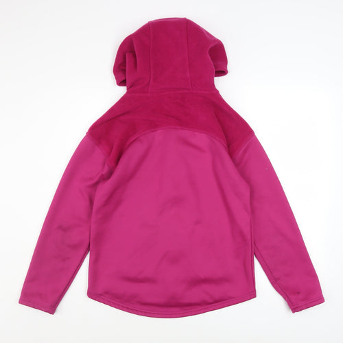 George Women’s Pink Softshell Fleece Hooded Jacket Size 14