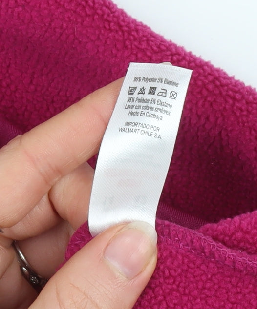 George Women’s Pink Softshell Fleece Hooded Jacket Size 14