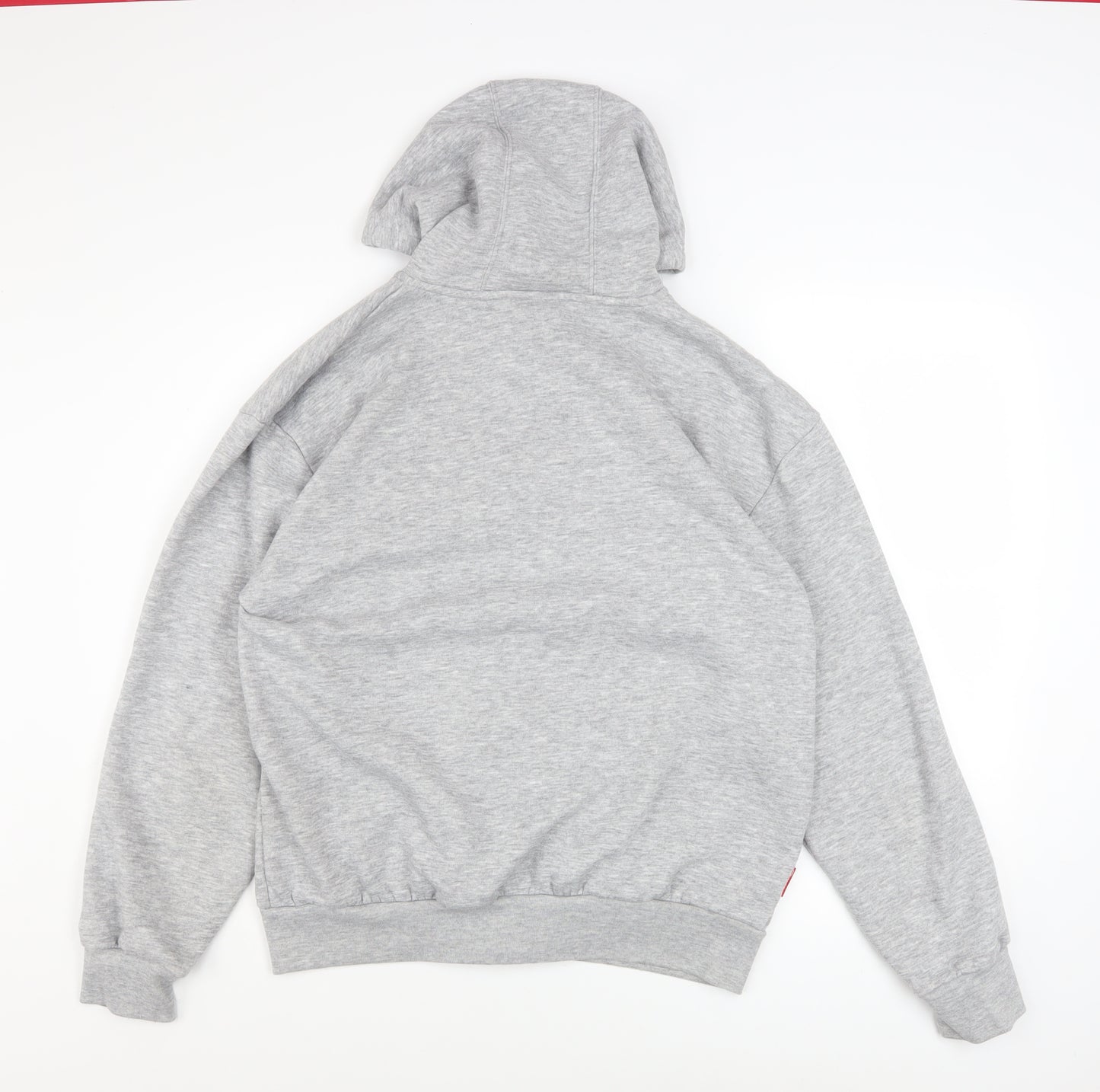 Slazenger Men's Grey L Basic Hooded Zip Jacket Fleece Lined