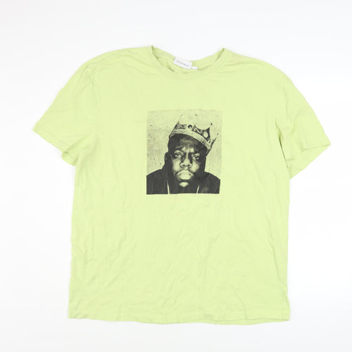 The Notorious B.I.G. Men's Green L Graphic Music T-Shirt
