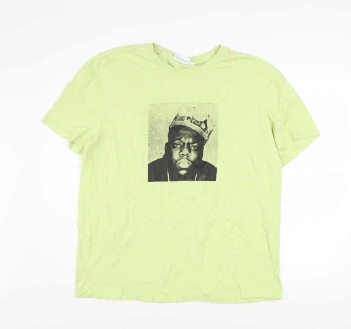 The Notorious B.I.G. Men's Green L Graphic Music T-Shirt