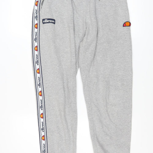 Ellesse Womens Grey Jogger Track Pants Size 10 Cotton Blend