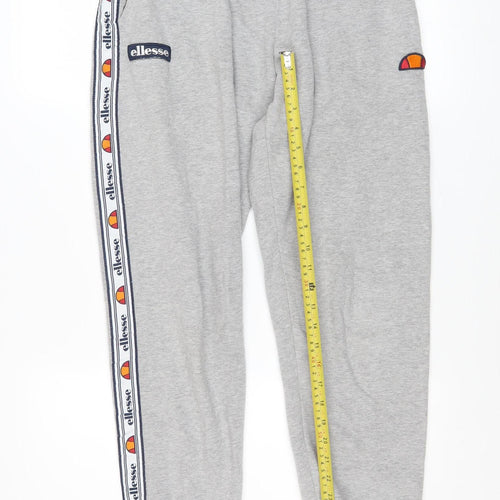 Ellesse Womens Grey Jogger Track Pants Size 10 Cotton Blend