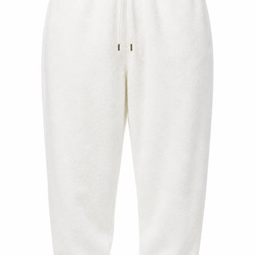 Marks and Spencer Womens White M Jogger Sweatpants Fleece Trousers