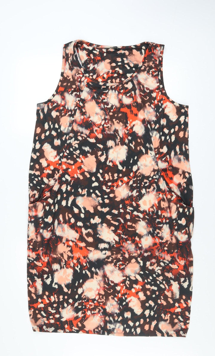 Roman Women’s Multicoloured Animal Print Shift Dress Size 14