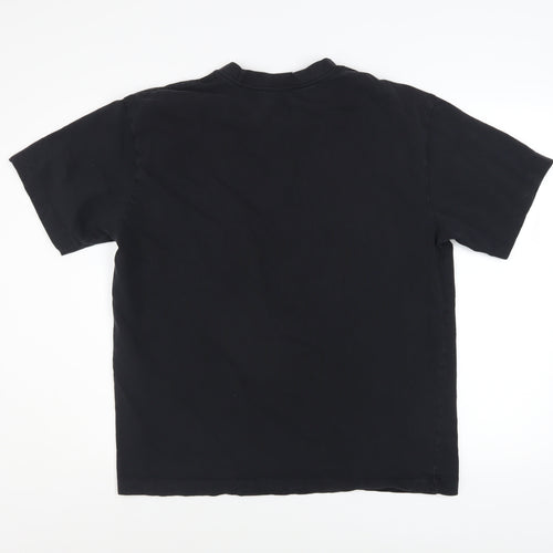 Anthem Men's Black Organic Cotton 'Well Nice' Crew Neck T-Shirt Size L