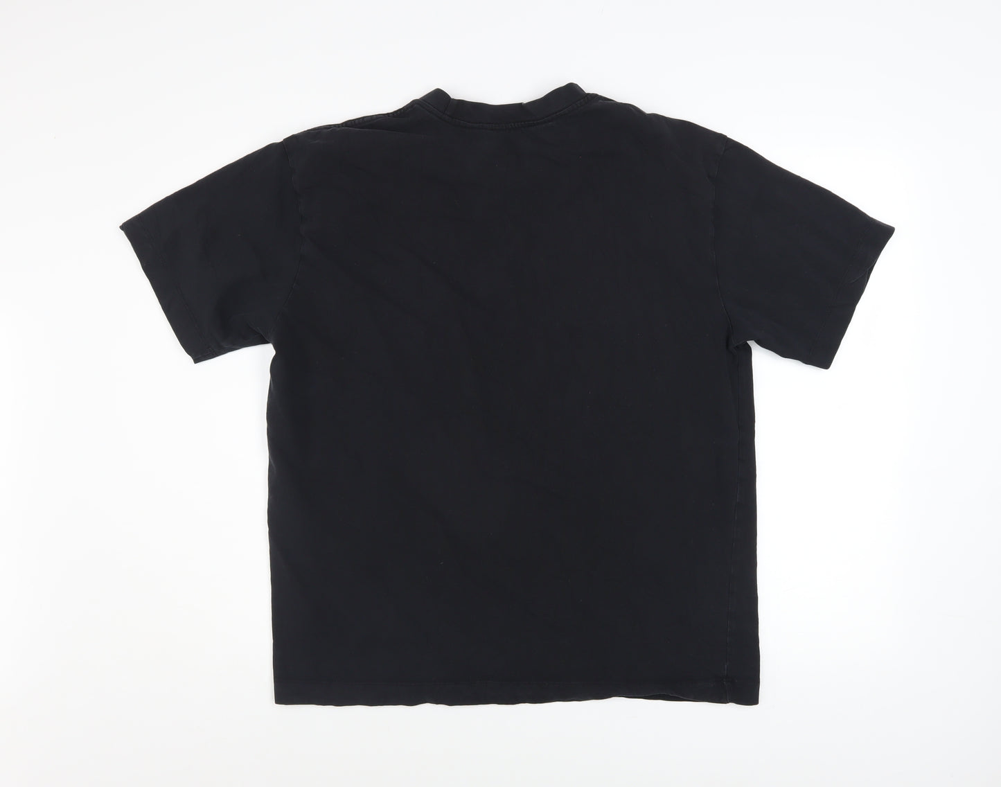 Anthem Men's Black Organic Cotton 'Well Nice' Crew Neck T-Shirt Size L