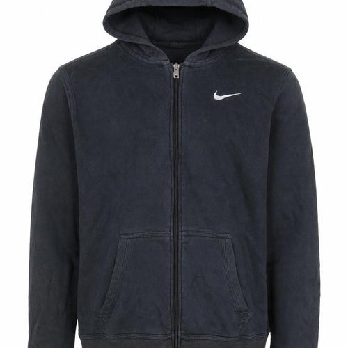 Nike Teens Black Full Zip Hoodie XL 13–15yrs Cotton Blend Fleece
