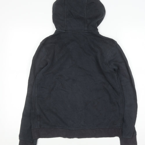 Nike Teens Black Full Zip Hoodie XL 13–15yrs Cotton Blend Fleece