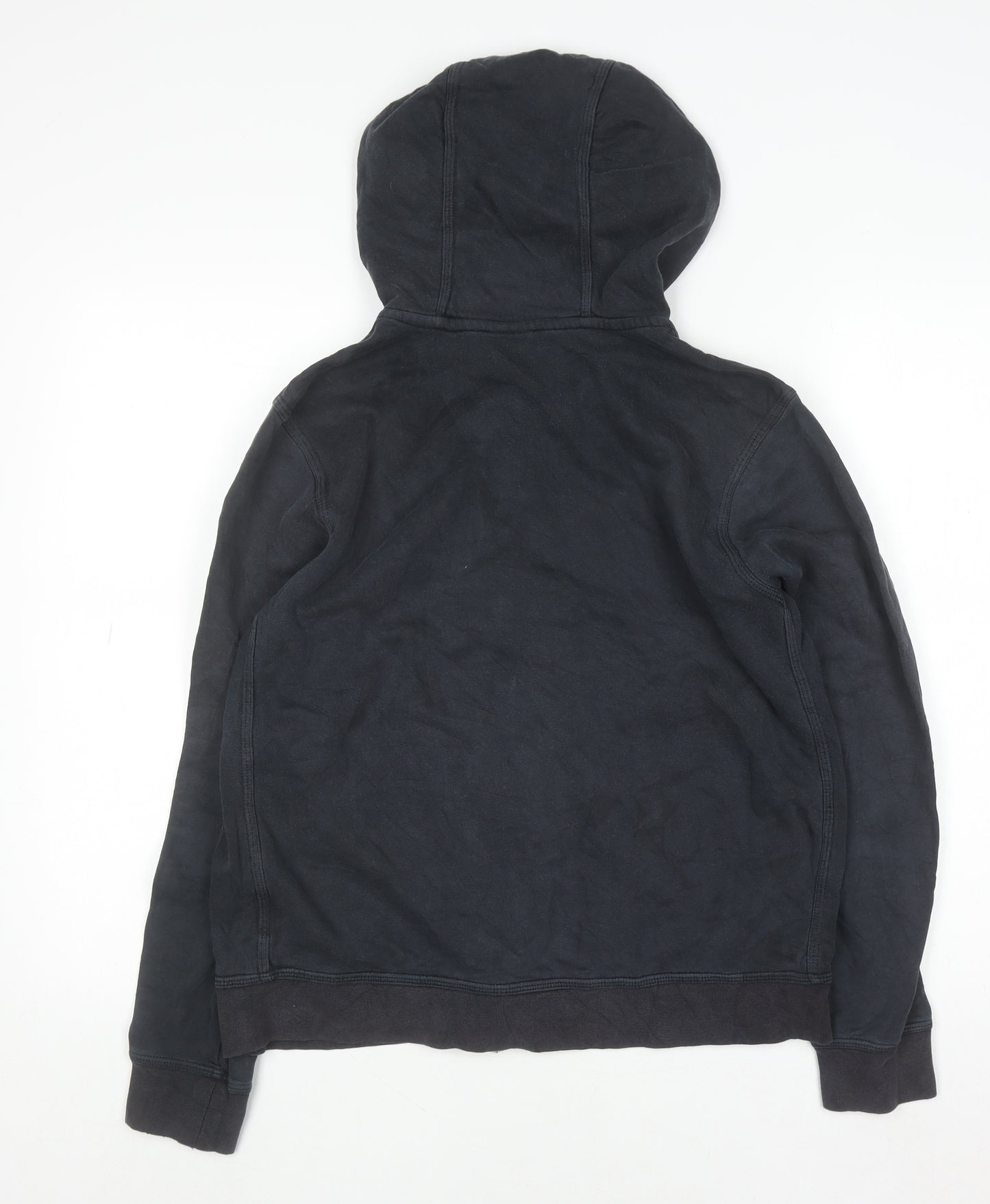 Nike Teens Black Full Zip Hoodie XL 13–15yrs Cotton Blend Fleece