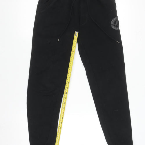Russell Athletic Men's Black Fleece Sweatpants Joggers S