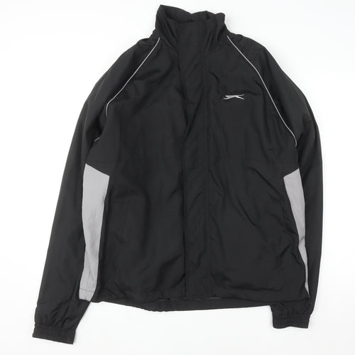Slazenger Golf Men's Black Windbreaker Jacket M Lightweight Waterproof