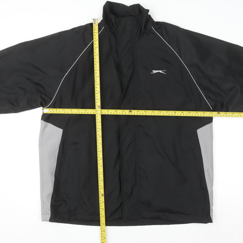 Slazenger Golf Men's Black Windbreaker Jacket M Lightweight Waterproof