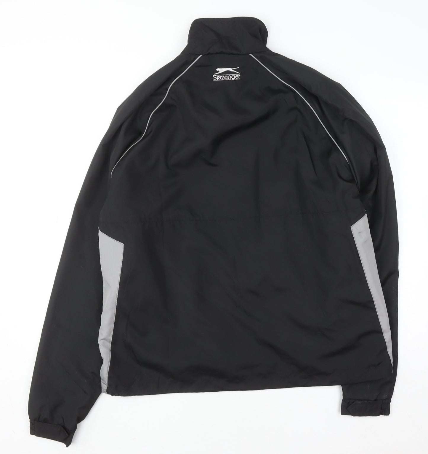 Slazenger Golf Men's Black Windbreaker Jacket M Lightweight Waterproof