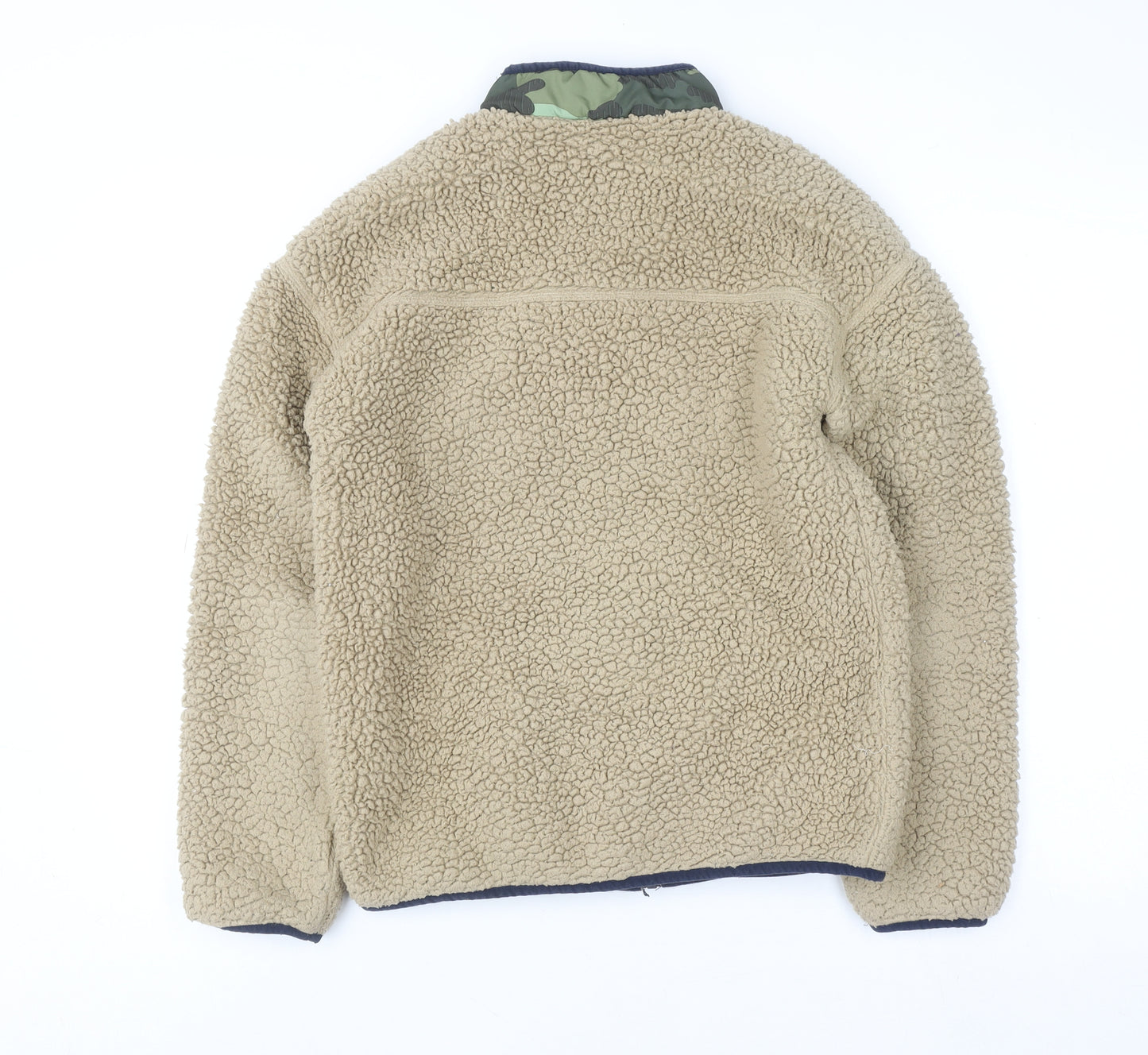 Marks and Spencer Boys Beige Fleece Full Zip Sweatshirt 14-15 Years