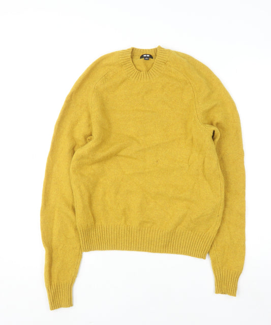 Uniqlo Women’s Yellow Wool Crew Neck Jumper XS