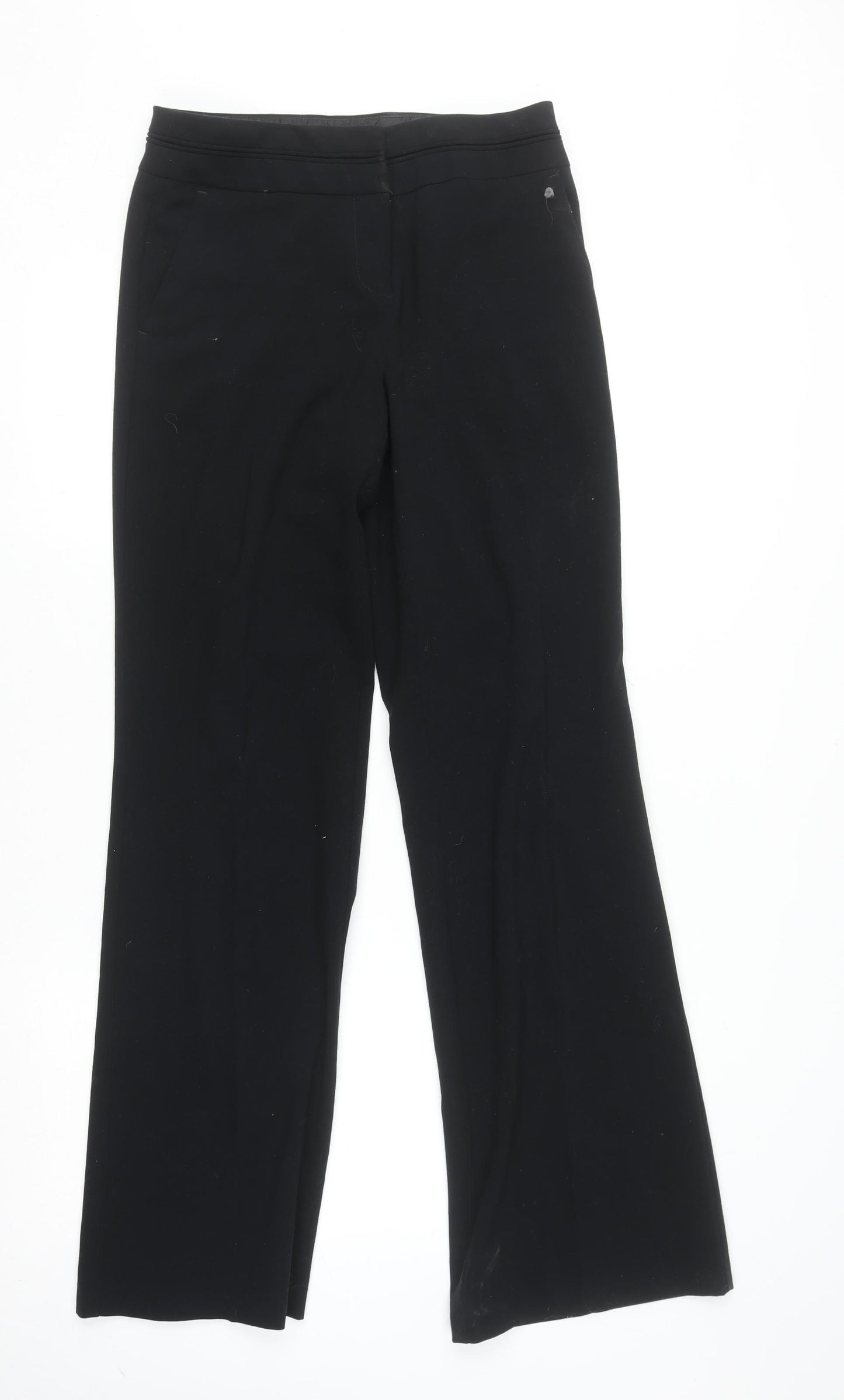 Marks and Spencer Women's Black Size 8 Long Dress Pants