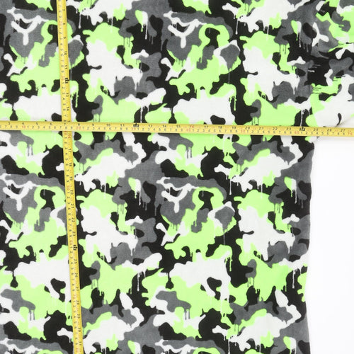 Next Boys Multicoloured Camouflage Fleece Hooded Nightshirt 14-16 Years