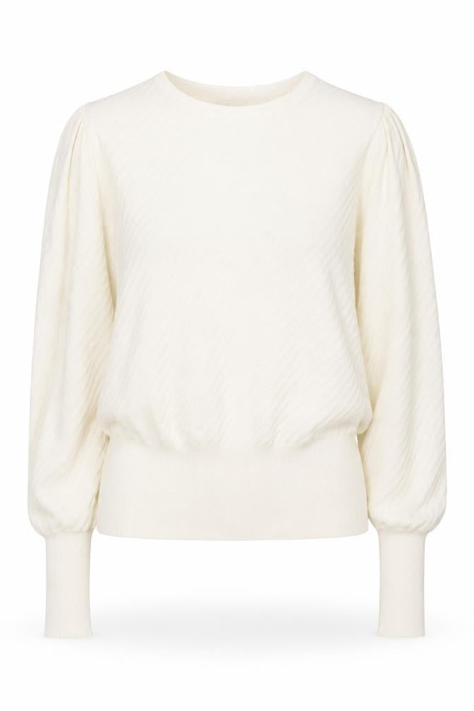 Marks and Spencer Women’s Ivory Crew Neck Long Sleeve Pullover Jumper Size 14