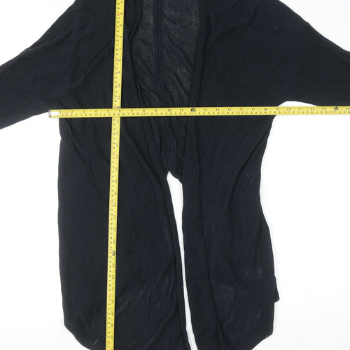 Adrianna Papell Women’s Black Knit Open Front Cardigan XL