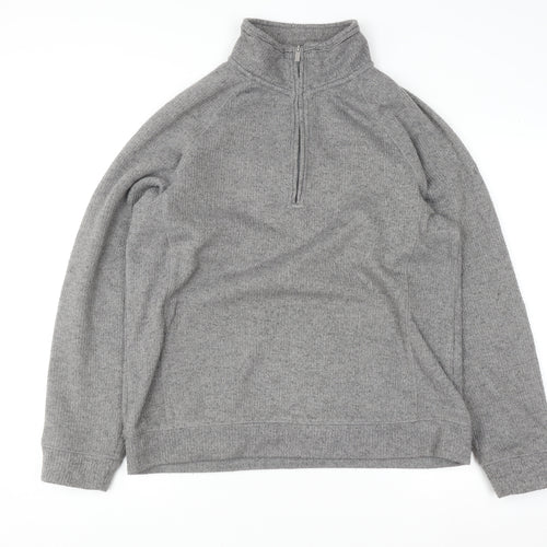 Craghoppers Men's Grey M 1/4 Zip Fleece Pullover Jumper