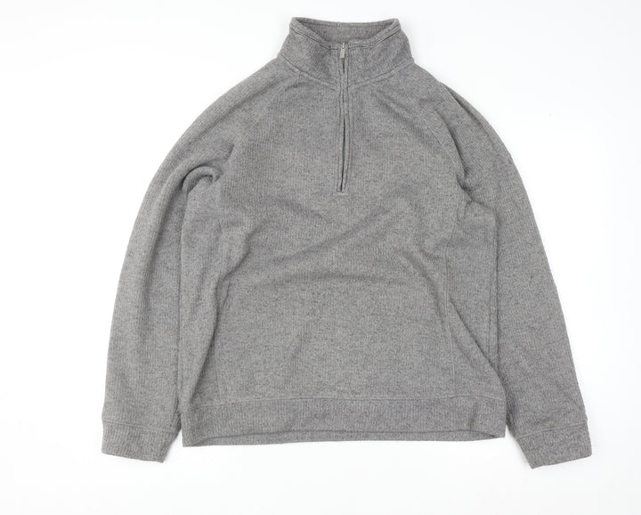 Craghoppers Men's Grey M 1/4 Zip Fleece Pullover Jumper