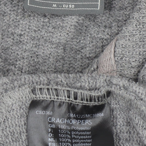 Craghoppers Men's Grey M 1/4 Zip Fleece Pullover Jumper