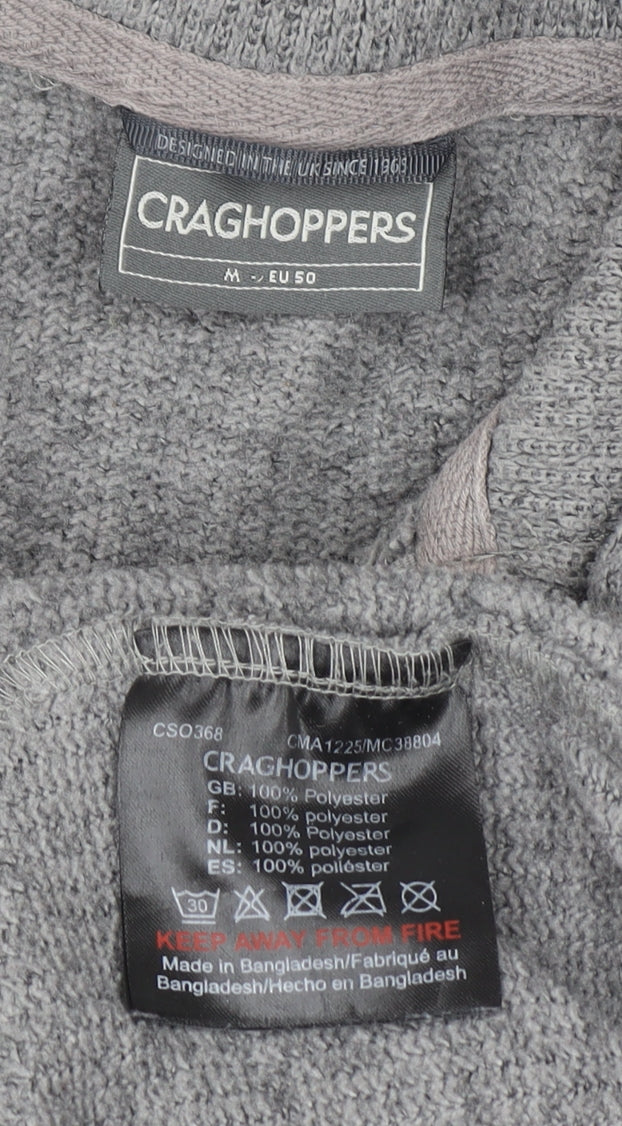 Craghoppers Men's Grey M 1/4 Zip Fleece Pullover Jumper