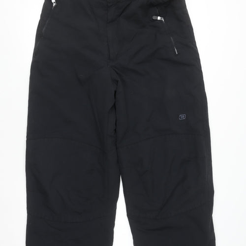 Rodeo Men's Black XL Waterproof Insulated Snow Pants Trousers