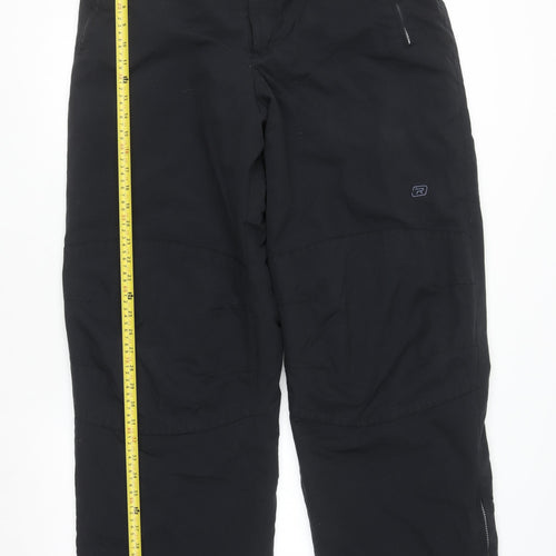Rodeo Men's Black XL Waterproof Insulated Snow Pants Trousers