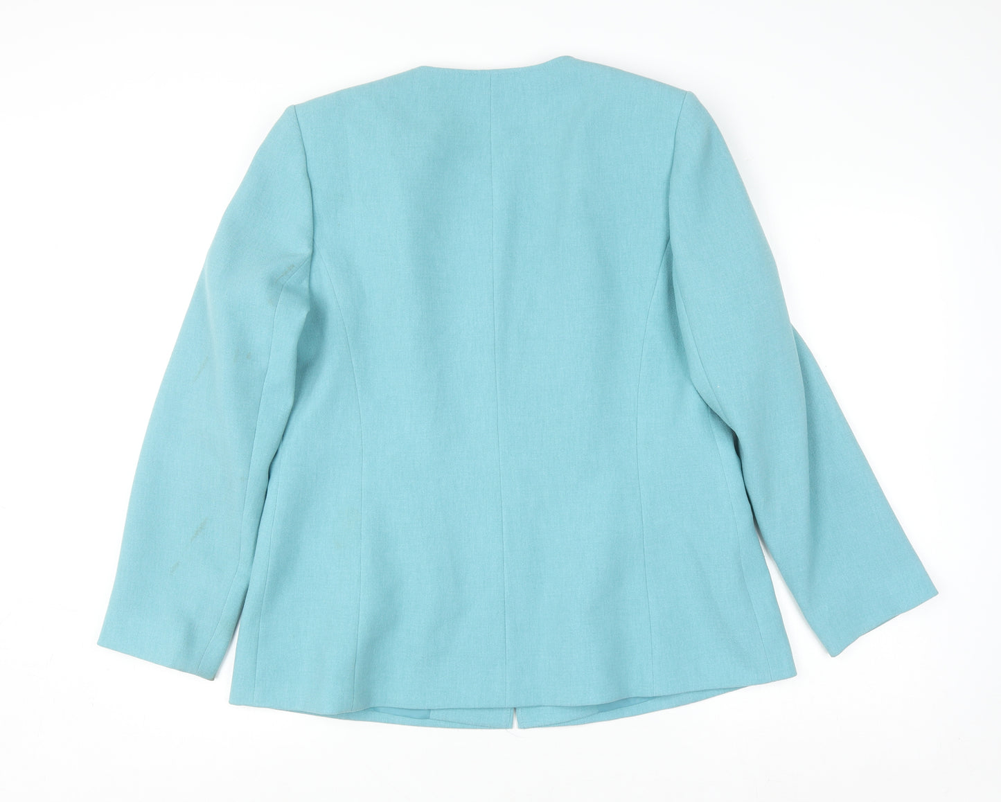 Eastex Women's Blue Polyester Blazer Jacket Size 14