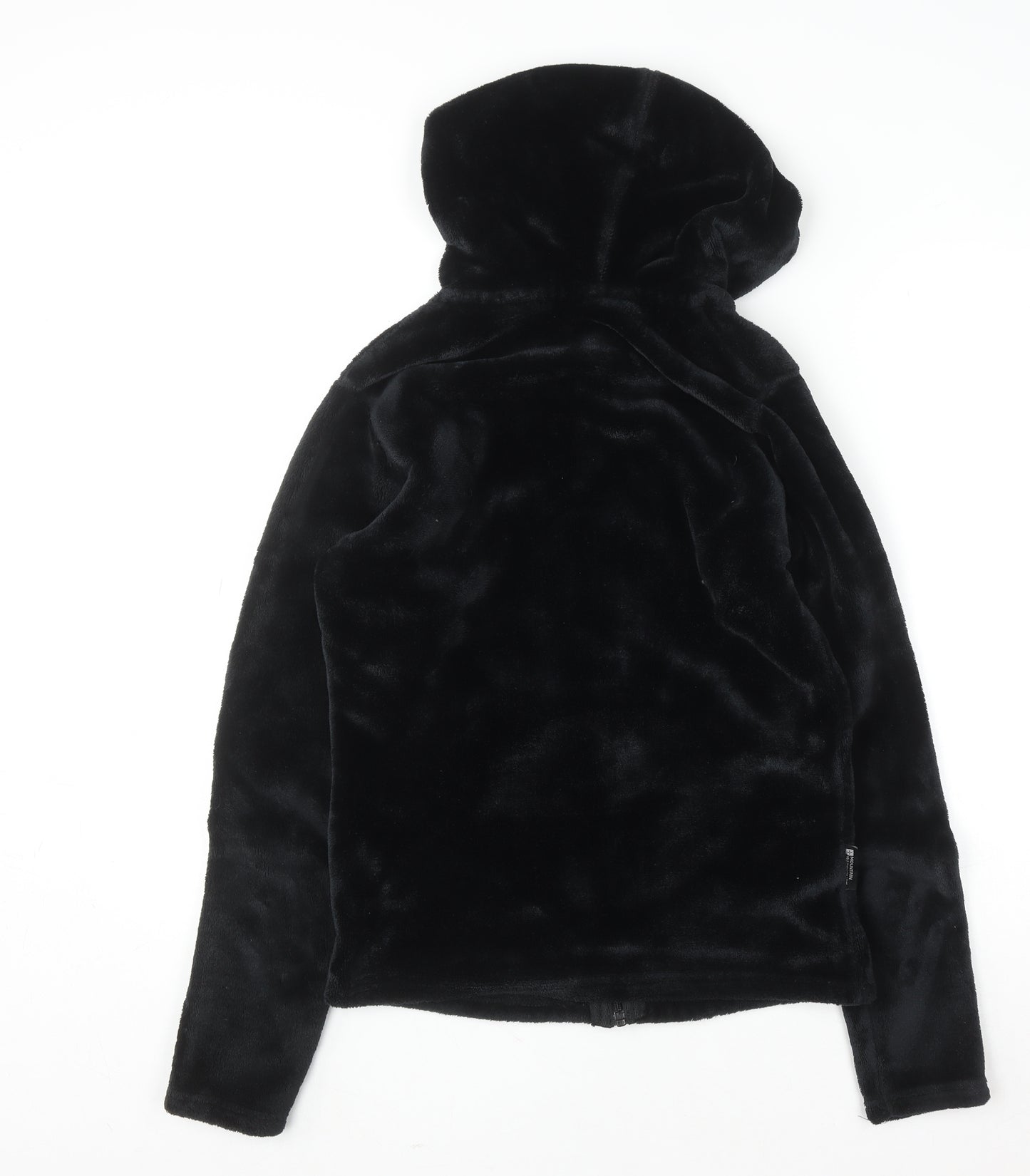 Mountain Warehouse Women Black Full Zip Fleece Hoodie UK 10