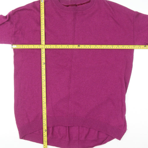 RJR John Rocha Womens Purple Long Sleeve Knit Cardigan Size 14