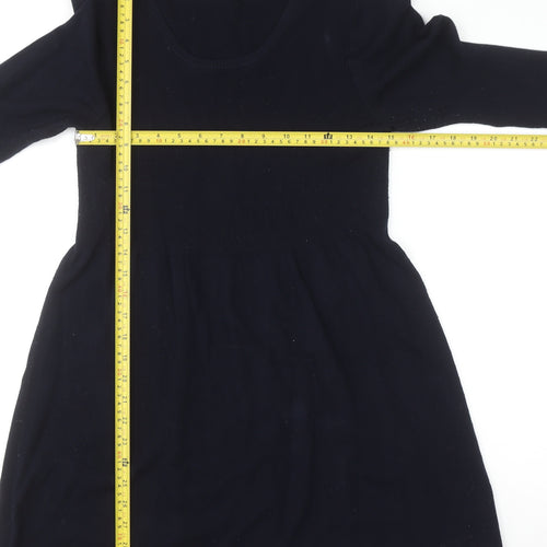Betty Barclay Women’s Black Knit Fit & Flare Dress Size 16 3/4 Sleeve