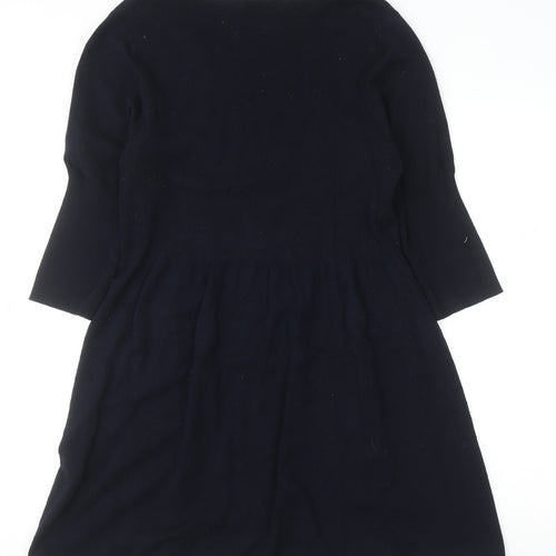 Betty Barclay Women’s Black Knit Fit & Flare Dress Size 16 3/4 Sleeve