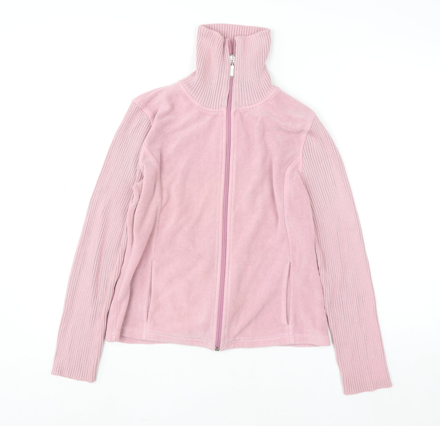 Marks and Spencer Per Una Women's Pink Full Zip Fleece Jacket M