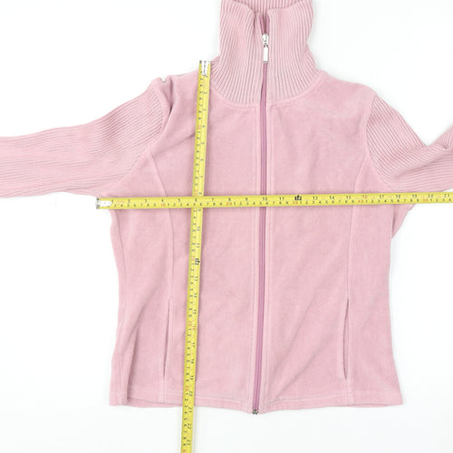 Marks and Spencer Per Una Women's Pink Full Zip Fleece Jacket M