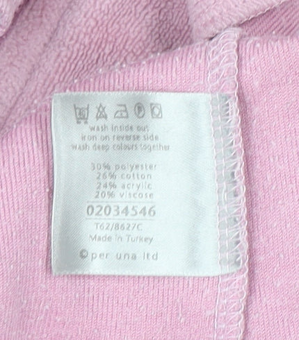 Marks and Spencer Per Una Women's Pink Full Zip Fleece Jacket M
