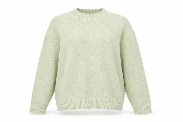 Uniqlo Women's Green Mock Neck Fleece Pullover Jumper Size S