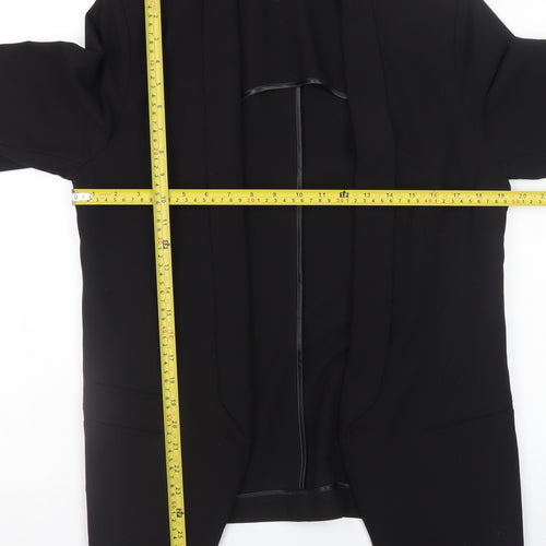 ASOS Women’s Black Size 14 Slim Fit Mid-Length Blazer Jacket