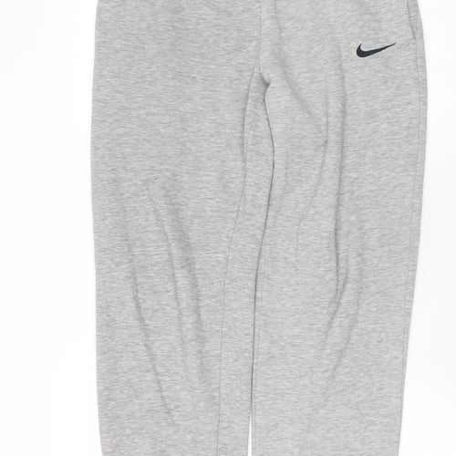 Nike Men's Grey Small Joggers Sweatpants with Elastic Waist