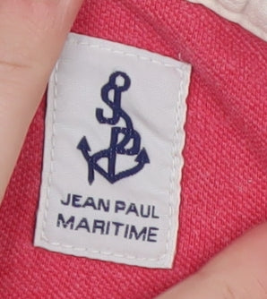 Jean Paul Maritime Men's Pink Polo Shirt XL Short Sleeve Cotton
