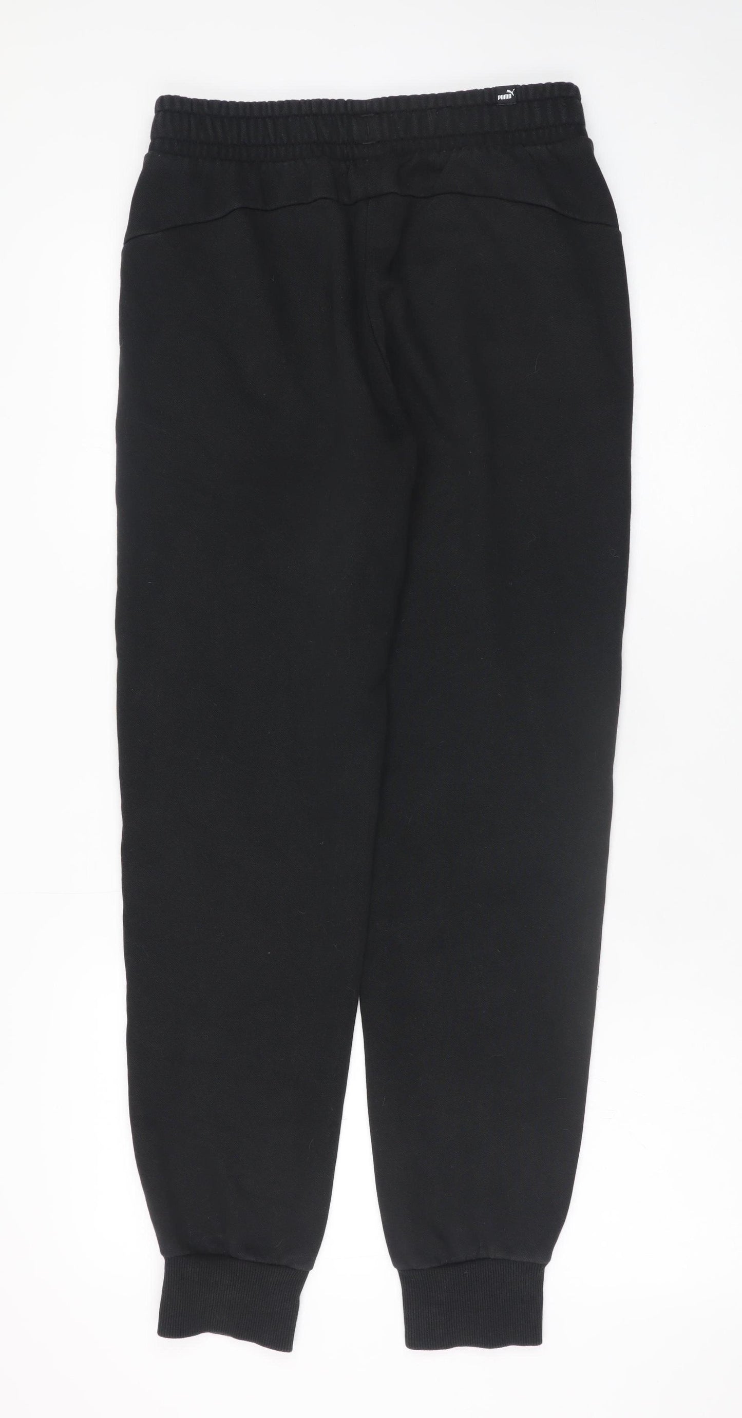 Puma Men's Black Sweatpants Small Jogger Style with Elastic Waist