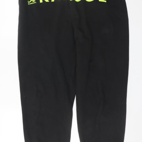 Kangol x H&M Men's Black Logo Sweatpants L Regular Fit