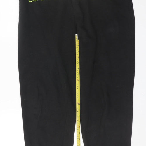 Kangol x H&M Men's Black Logo Sweatpants L Regular Fit