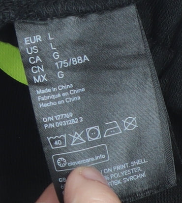 Kangol x H&M Men's Black Logo Sweatpants L Regular Fit