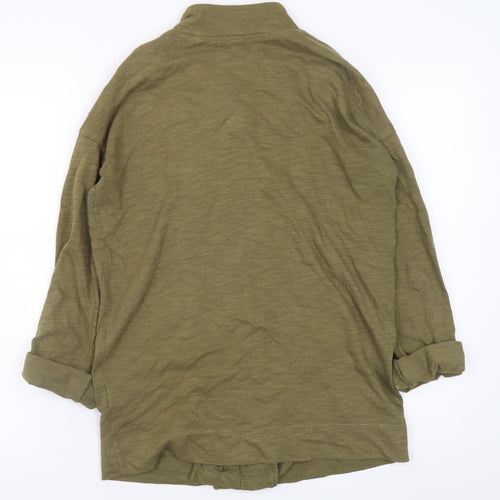 Next Women’s Khaki Green Cotton Mid-Length Jacket UK 6