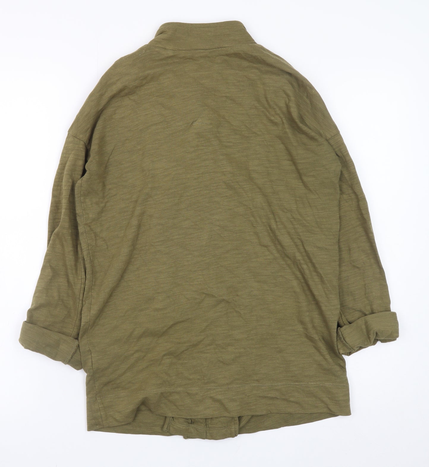 Next Women’s Khaki Green Cotton Mid-Length Jacket UK 6