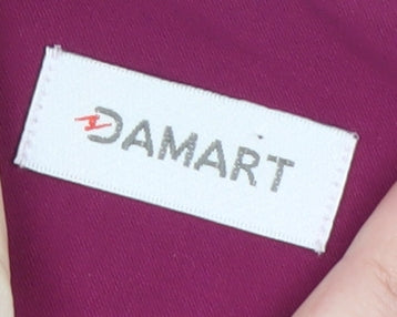 Damart Womens Purple Blazer Jacket Size 10 Regular Fit